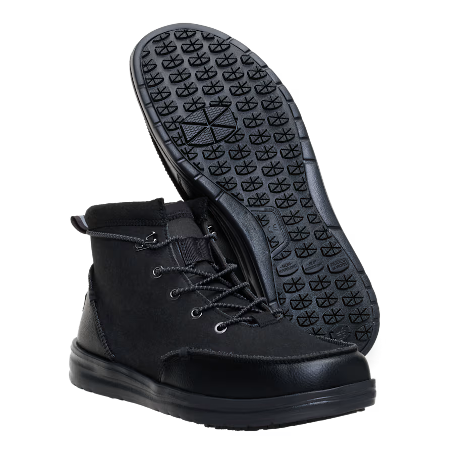 Black Bradley Work Boots