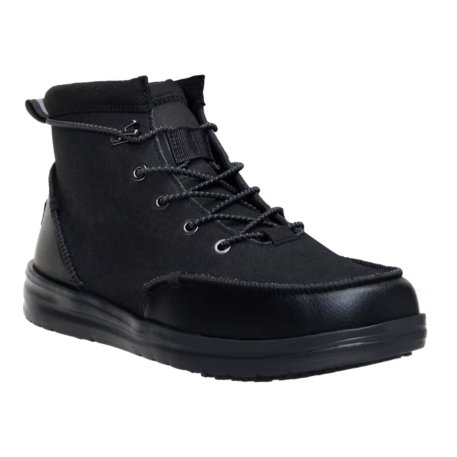 Black Bradley Work Boots