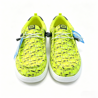 Golf Print Breathable Casual Loafers