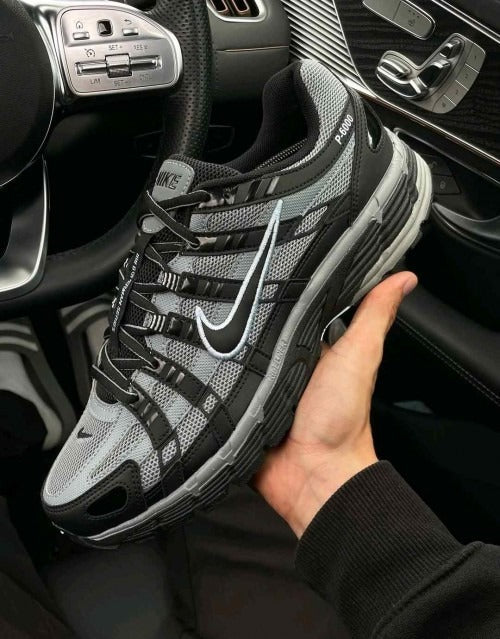 Retro Mesh Leather Mixed Panel Chunky Sneakers