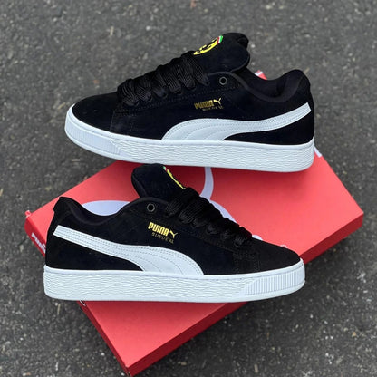 Black Suede Ferrari Sneakers