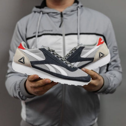 Vintage Mesh & Suede Retro Running Sneakers