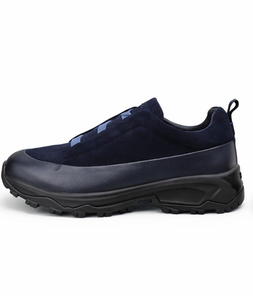 Premium Suede & Leather Chunky Slip-On