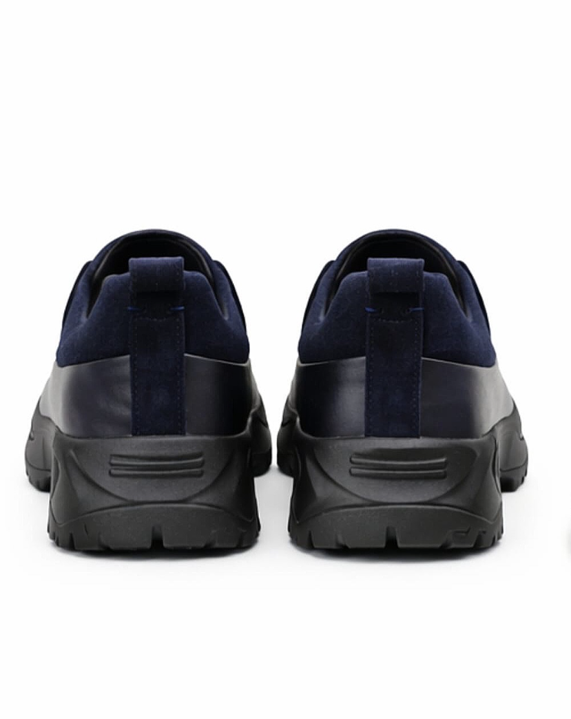 Premium Suede & Leather Chunky Slip-On