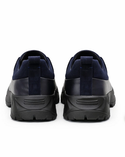 Premium Suede & Leather Chunky Slip-On