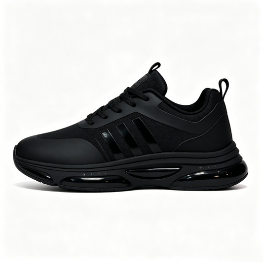 Black Warrior Air Cushion Running Sneakers