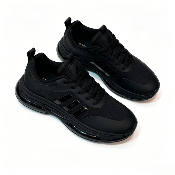 Black Warrior Air Cushion Running Sneakers