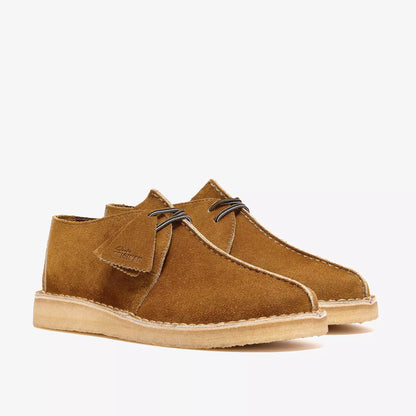Clarks Originals Men's Desert Trek Oak Hairy Suede shoes