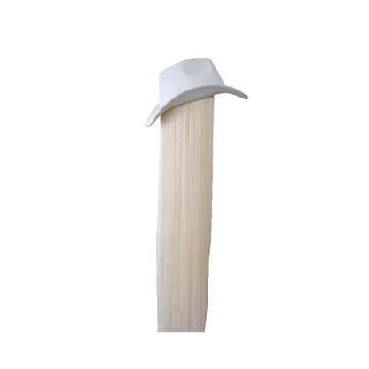 Platinum Blonde Cowboy Hat Wig
