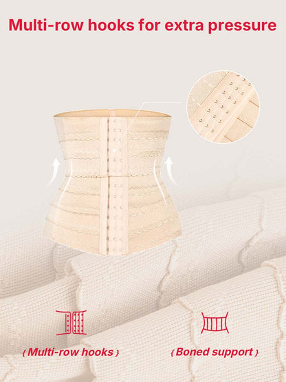 Breasted Waist Segmented Waist Cincher