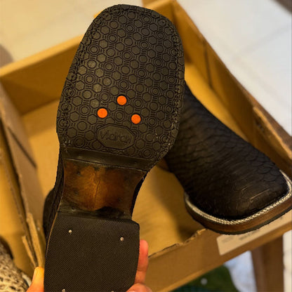 ⏰Limited Time Offer ⏰Men's Python Square-Toe Ankle Boots