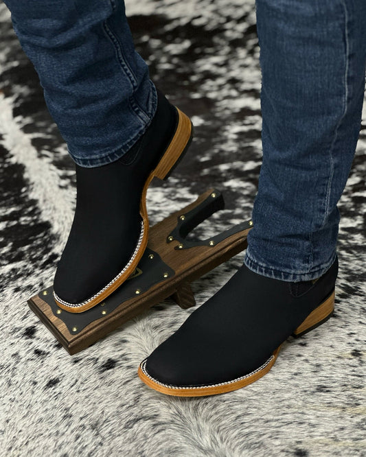 Men's Classic Handmade Boots-Black