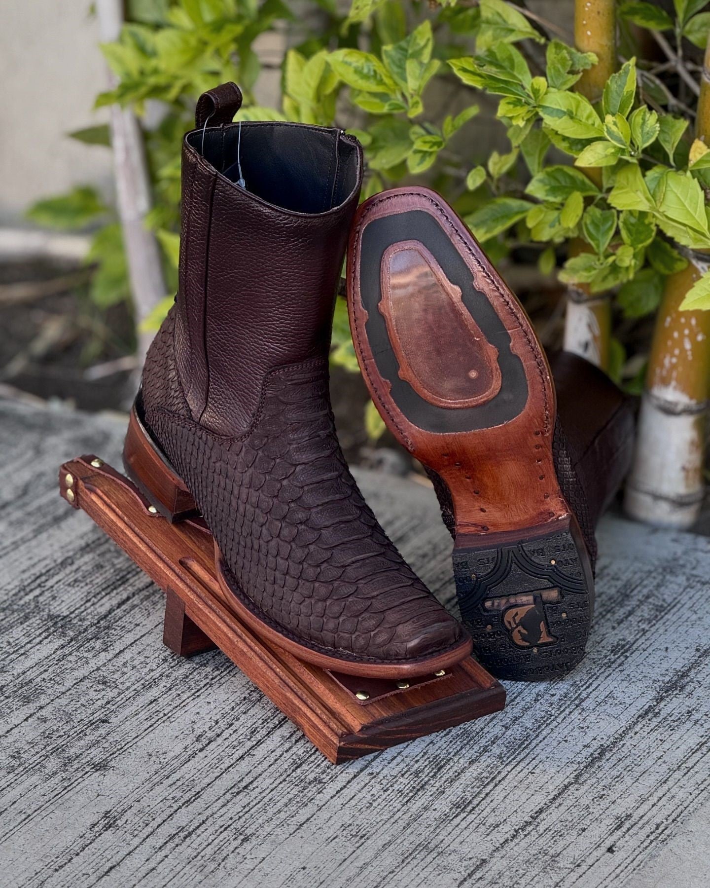 （⚡Limited Time Offer）Original python leather boots