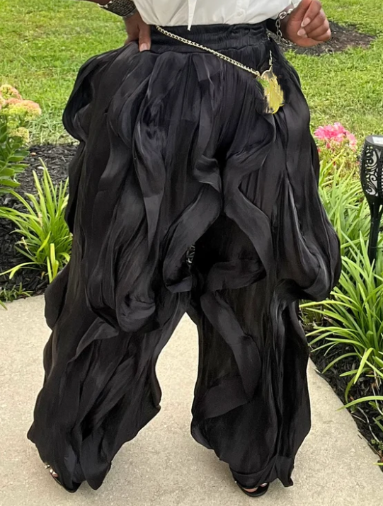 Chic Breezy Organza Pants