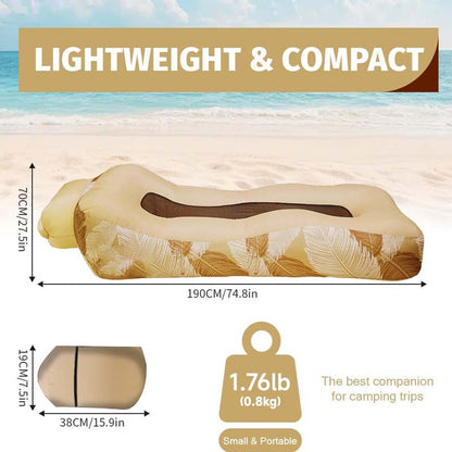 Lightweight Camping Mattress with 3-Second Inflation (200kg Weight Capacity & Water-Resistant)
