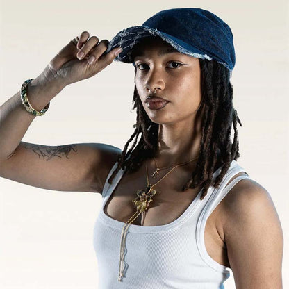 Denim Foldable Hat