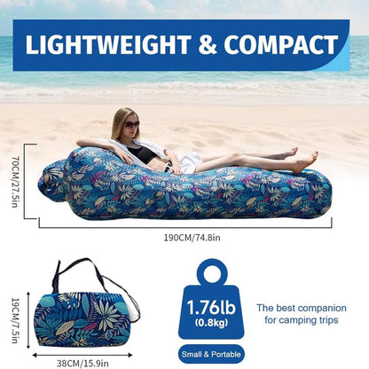 Lightweight Camping Mattress with 3-Second Inflation (200kg Weight Capacity & Water-Resistant)