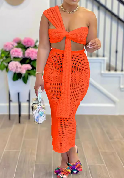 Hot Vacation Skirt 2pc Set