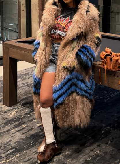 Fab Mix Faux Fur Coat