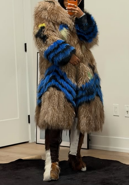 Fab Mix Faux Fur Coat
