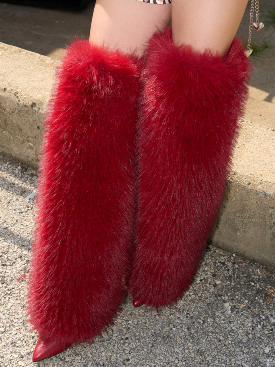 Plush Boots