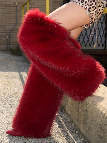 Plush Boots