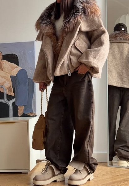 Faux Fur Pop Jacket